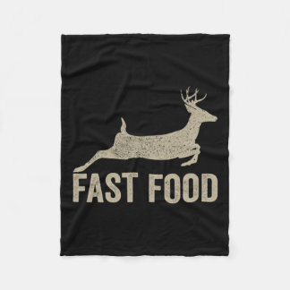 Fast Food Deethunter - Funny Junting T-Shirt Fleecedecke