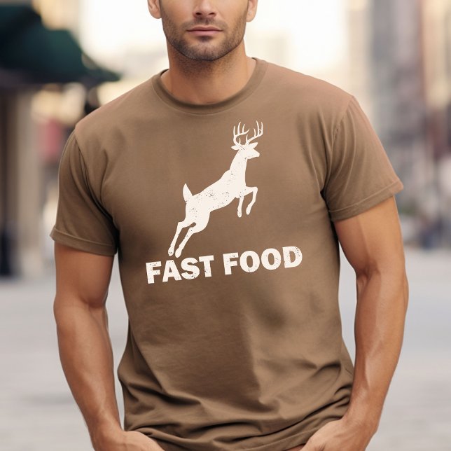 Fast Food Design mit einem Bild eines Hirsches T-Shirt (Von Creator hochgeladen)