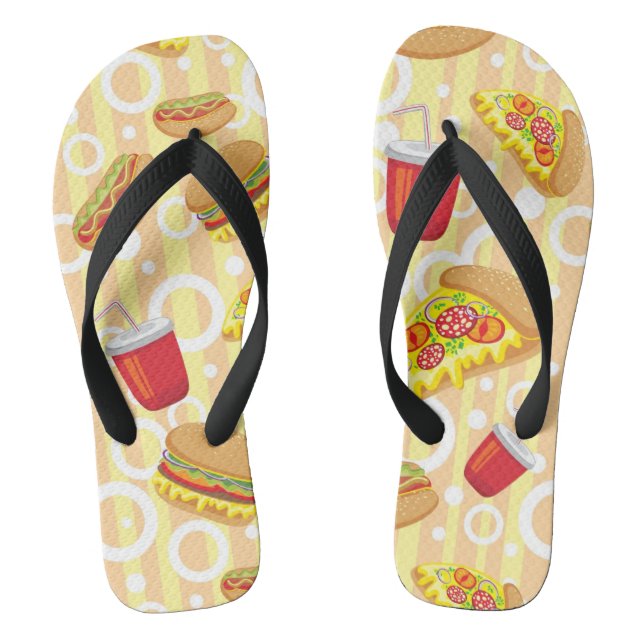 Fast Food Flip Flops (Fußbett)