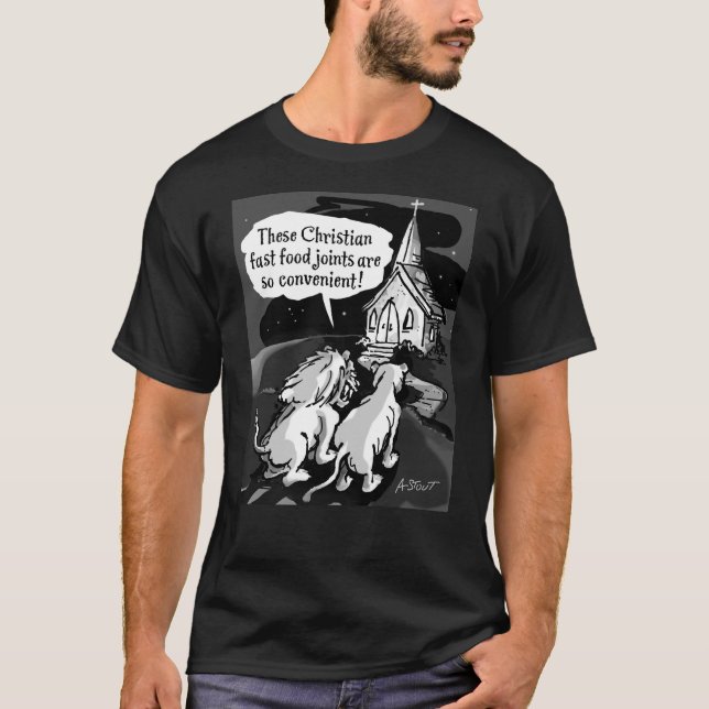  Fast Food für Löwen - T-Shirt (Vorderseite)