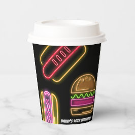 Fast Food Hot Dogs and Hamburger Pappbecher