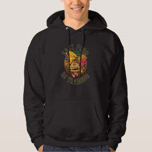 Fast Food in Training Pizza Hamburger Fries Retro Hoodie