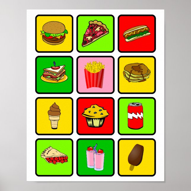 Fast Food Junkie Poster (Vorne)