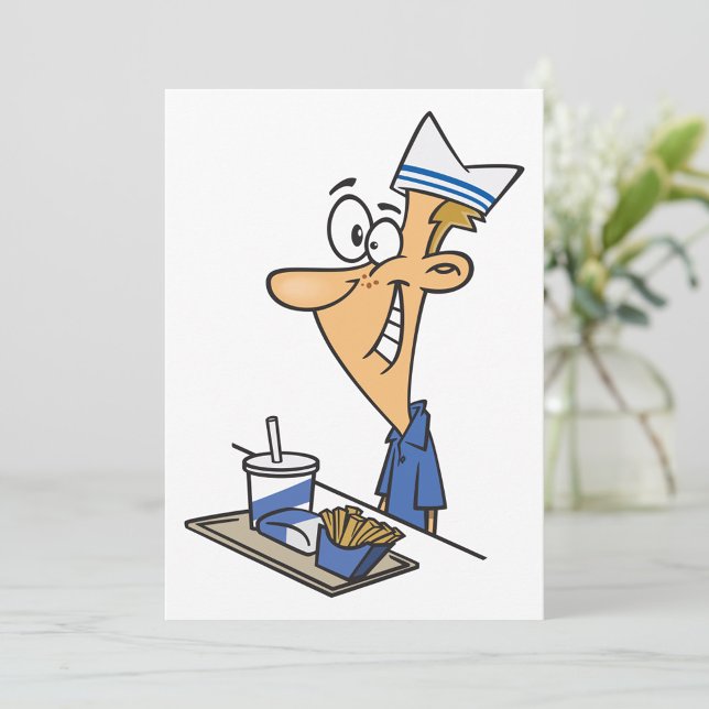 Fast Food-Mitarbeiter Einladung (Von Creator hochgeladen)