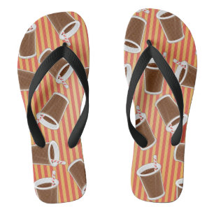 Fast-Food-Muster Flip Flops