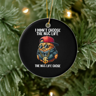 Fast Food Nugget habe ich nicht das Nug-Leben gewä Keramik Ornament
