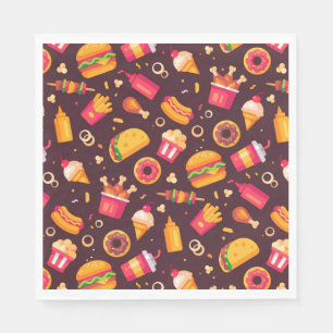 Fast Food Paper Napkin Serviette