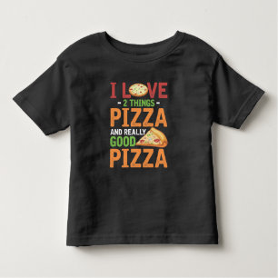 Fast Food Pizza Slice Lover Feinschmecker Kleinkind T-shirt