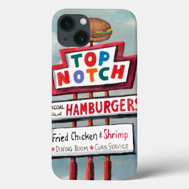 Fast Food Sign Case-Mate iPhone Hülle (Rückseite)