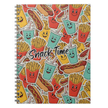 Fast-Food-Snack-Zeit-Muster