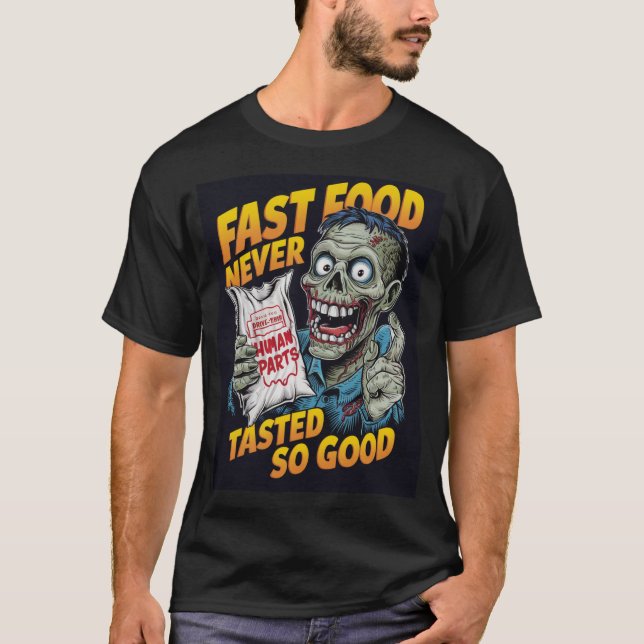Fast Food Zombie T-Shirt (Vorderseite)