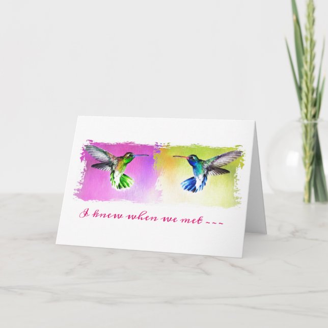 Fast Friendship Grußkarte Karte (Vorderseite)