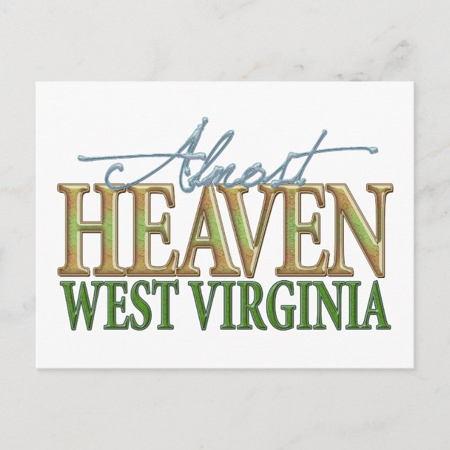 Fast Heaven West Virginia_2 Postkarte (Vorderseite)
