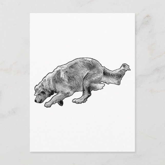 Fast Hello in Fine Dots Postkarte (Vorderseite)
