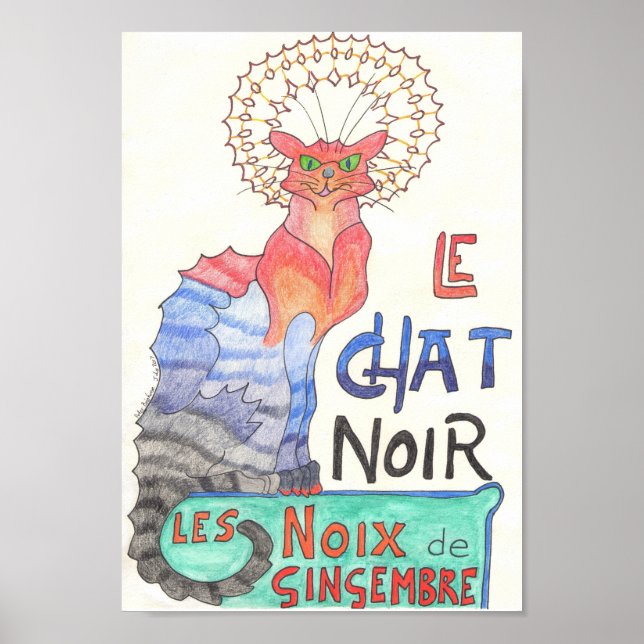 Fast Le Chat Noir, Ginger Nuts Poster (Vorne)