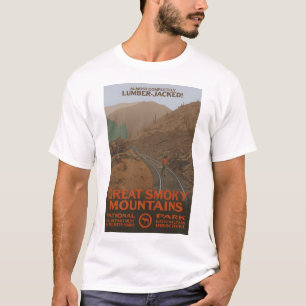 Fast lumber-Jacked! - Große Smoky-Berge Nati T-Shirt