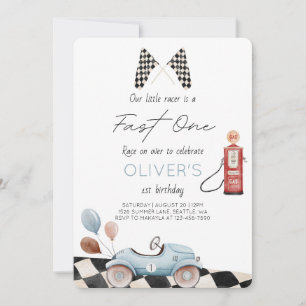 Fast One 1. Geburtstagseinladung Einladung