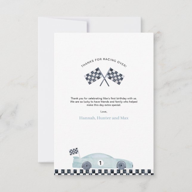 Fast One Dankeschön Card Dankeskarte (Vorderseite)