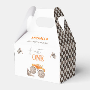 Fast One Monster Truck Birthday Favor Box Geschenkschachtel