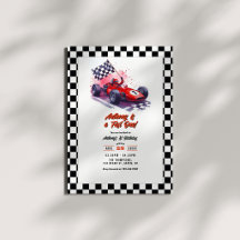 "Fast One" Race Car 1. Geburtstag Party
