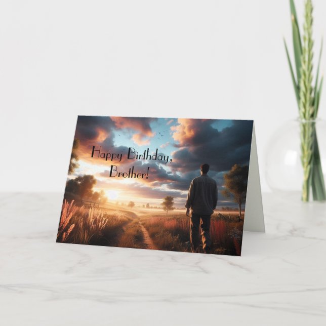 FAST PERFEKTE BRUDERKARTE DANKESKARTE (Vorderseite)