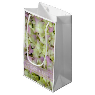 Fast Pink Hydrangea Blumenhochzeit Kleine Geschenktüte