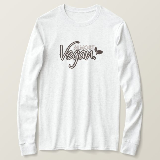Fast Veganer Langschläfer-T - Shirt (Design vorne)