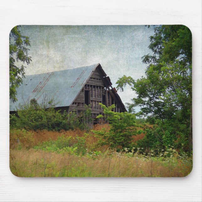 Fast vergessen, abandonierter Stall Mousepad (Vorne)