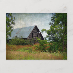 Fast vergessen, verlassen postkarte