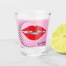 "Fast Verheiratete Lippen Bachelorette Bash Schnapsglas
