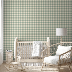 Fast wach Gingham - Kariertes Muster entlang des F Tapete
