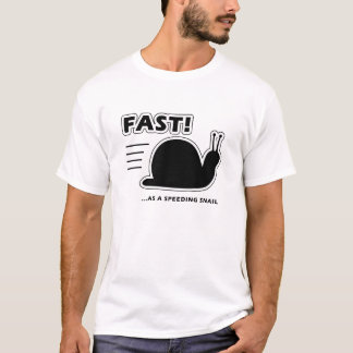 Fasten Sie als beschleunigenschnecke T-Shirt