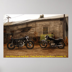 Fasten Sie billig u. schmutzig Poster