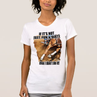 , Fasten Spaß u. das schmutzige Fass-Laufen T-Shirt