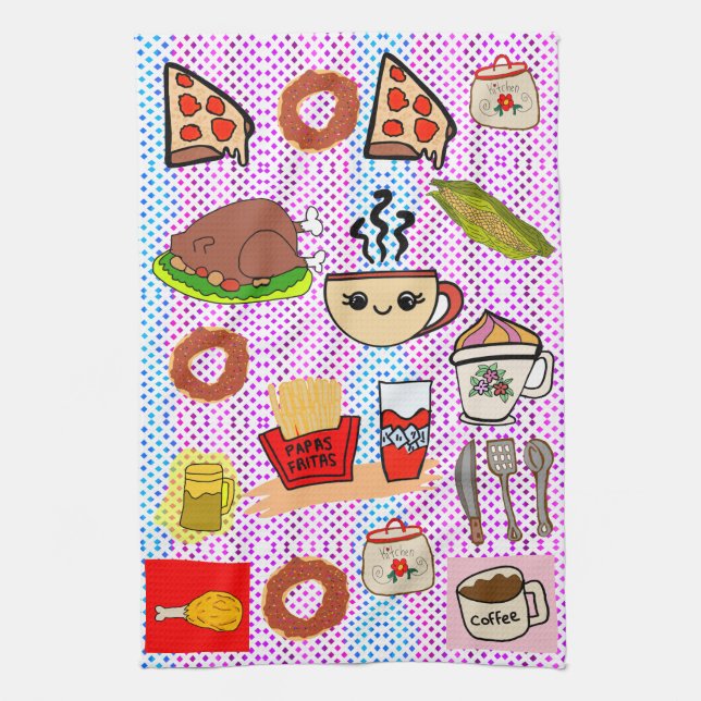 Fastenmuster Geschirrtuch (Vertikal)