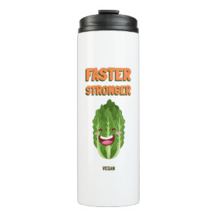 Faster Stronger Vegan Thermosbecher
