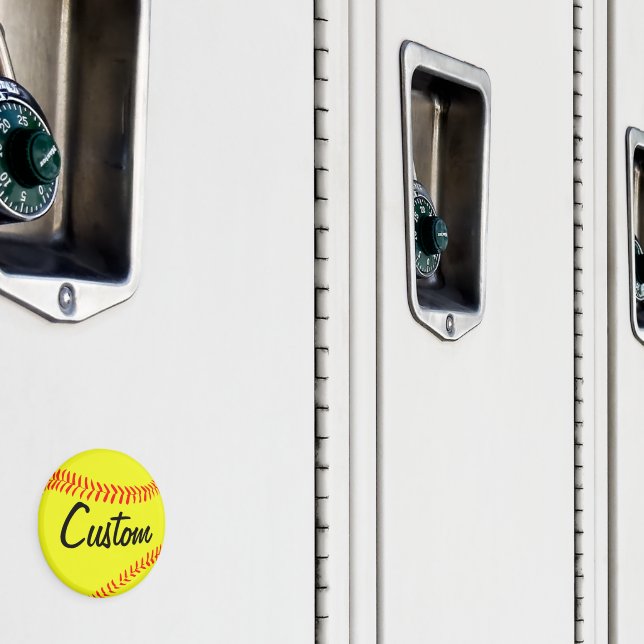 Fastfeld Softball Custom Magnet (In Situ (Schrank))