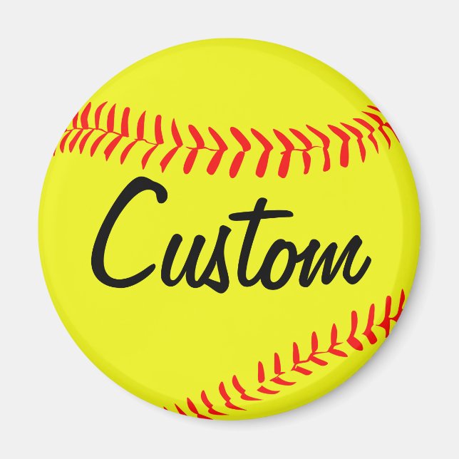 Fastfeld Softball Custom Magnet (Vorne)