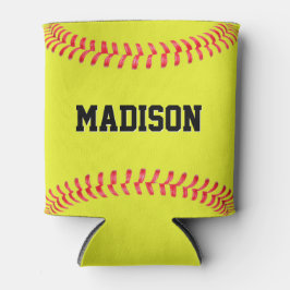 Fastfeld Softball Player / Teamname Personalisiert Dosenkühler