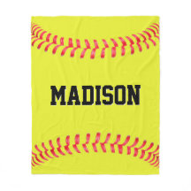 Fastfeld Softball Player / Teamname Personalisiert