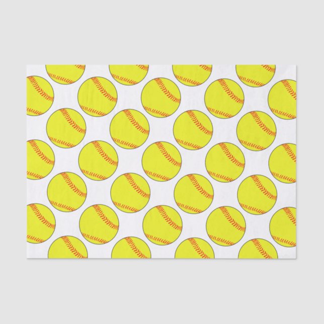 Fastfeld-Softball-Tissue-Papier Seidenpapier (Vorderseite)