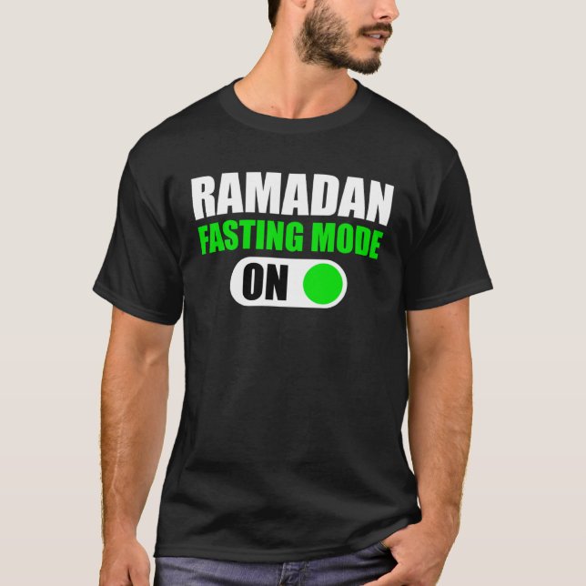 Fasting Mode On Ramadan Kareem Ramadan Mubarak Mon T-Shirt (Vorderseite)