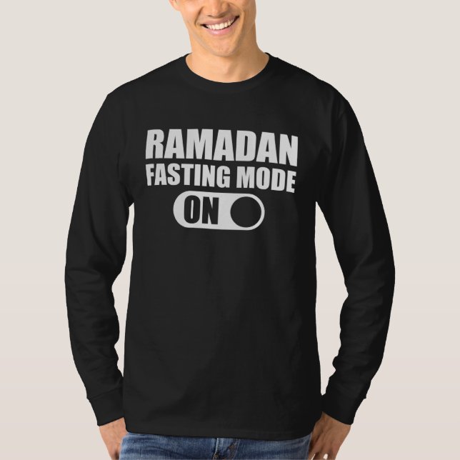 Fasting Mode On Ramadan Kareem Ramadan Mubarak Mon T-Shirt (Vorderseite)