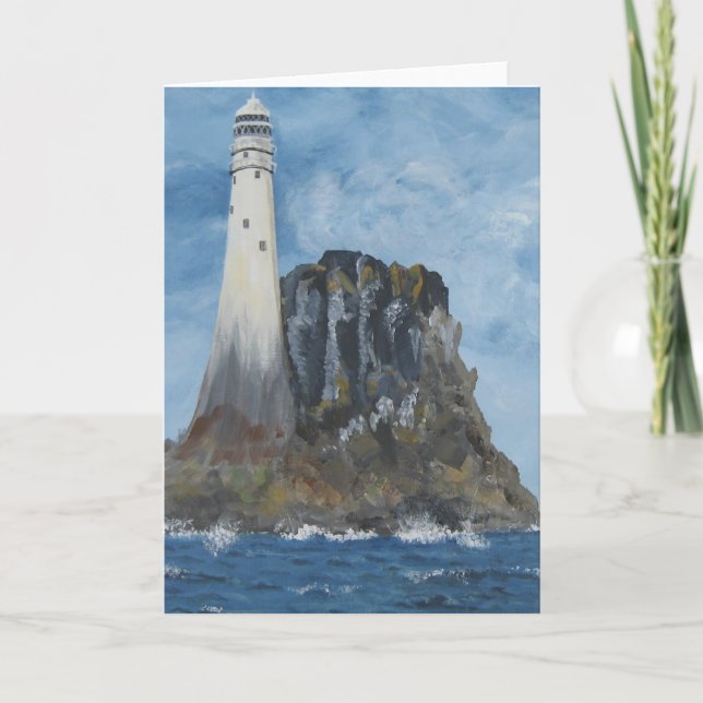 Fastnet Lighthouse, Irland Blank Greeting Card Karte (Vorderseite)