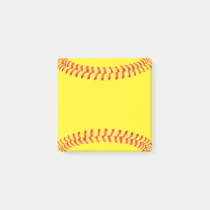 Fastpech Softball Coach oder Spielersportbüro Post-it Klebezettel
