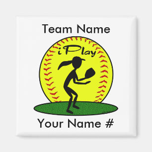 Fastpech Softball Magnet