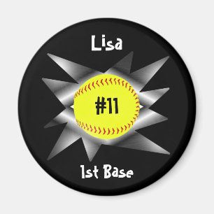Fastpech Softball Magnet