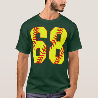 Fastpech Softball Nummer 68 68 Softball Shirt Jer