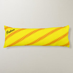 Fastpech Softball Player Individuelle Name/Textspo Seitenschläferkissen