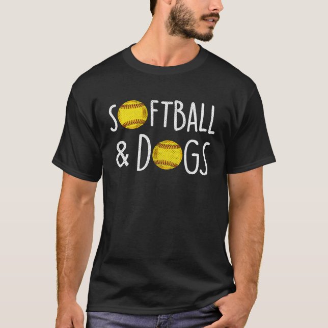 Fastpitch Dog   Softball T-Shirt (Vorderseite)